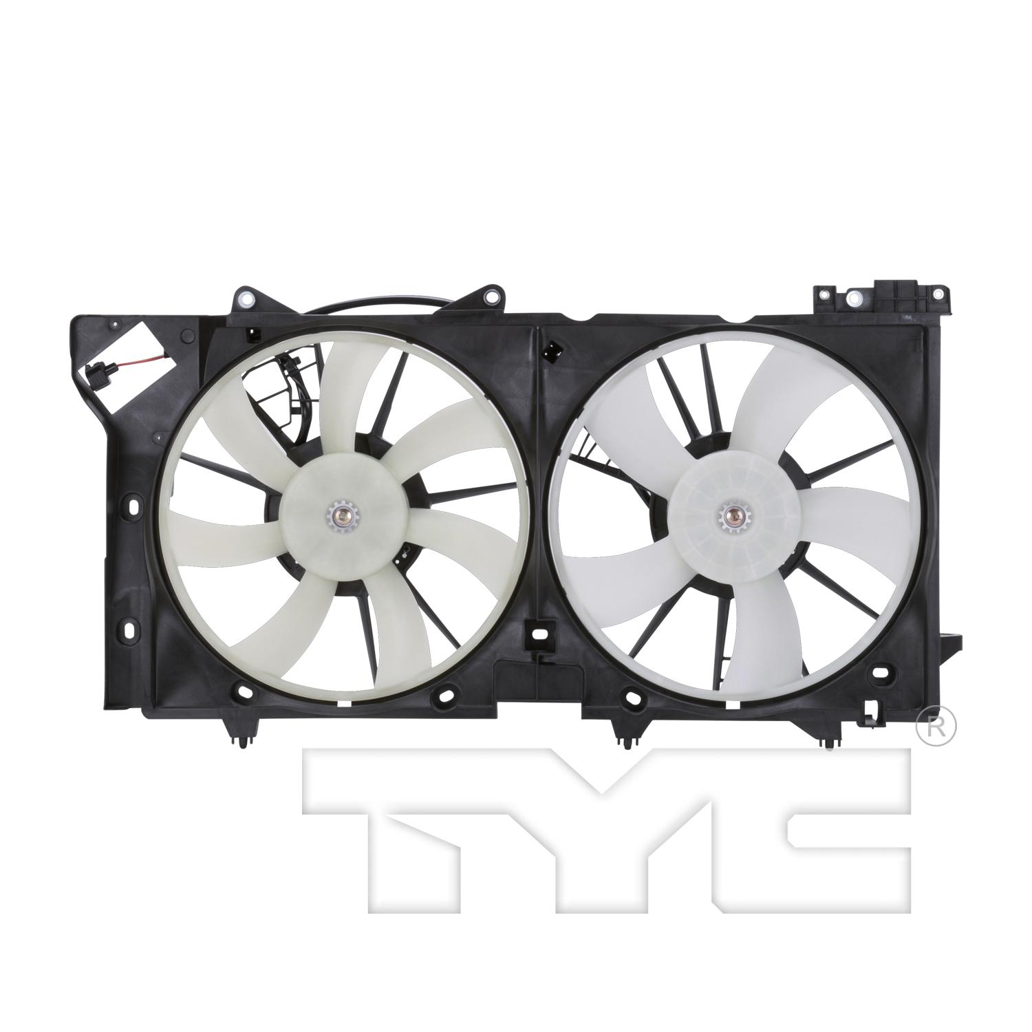 TYC 622750 - Dual Radiator and Condenser Fan Assembly TYC 622750 Dual Radiator and Condenser Fan Assembly product image 1 of 3