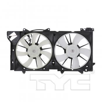 2012 Subaru Legacy Dual Radiator and Condenser Fan Assembly TYC 622750 image 1 of 3