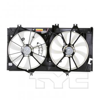 2014 Toyota Camry Dual Radiator and Condenser Fan Assembly TYC 622760 image 2 of 4