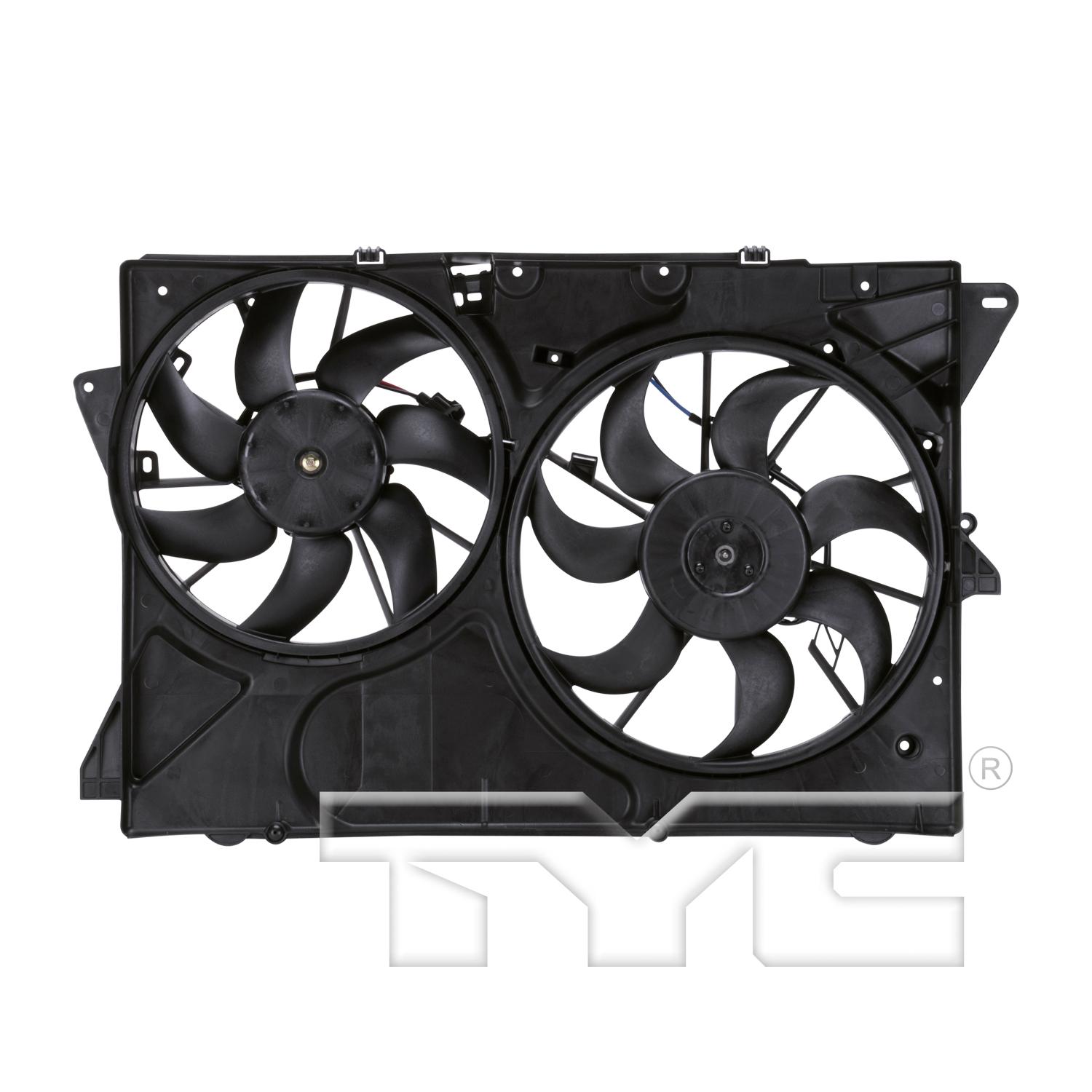 TYC 622780 - Dual Radiator and Condenser Fan Assembly TYC 622780 Dual Radiator and Condenser Fan Assembly product image 1 of 6