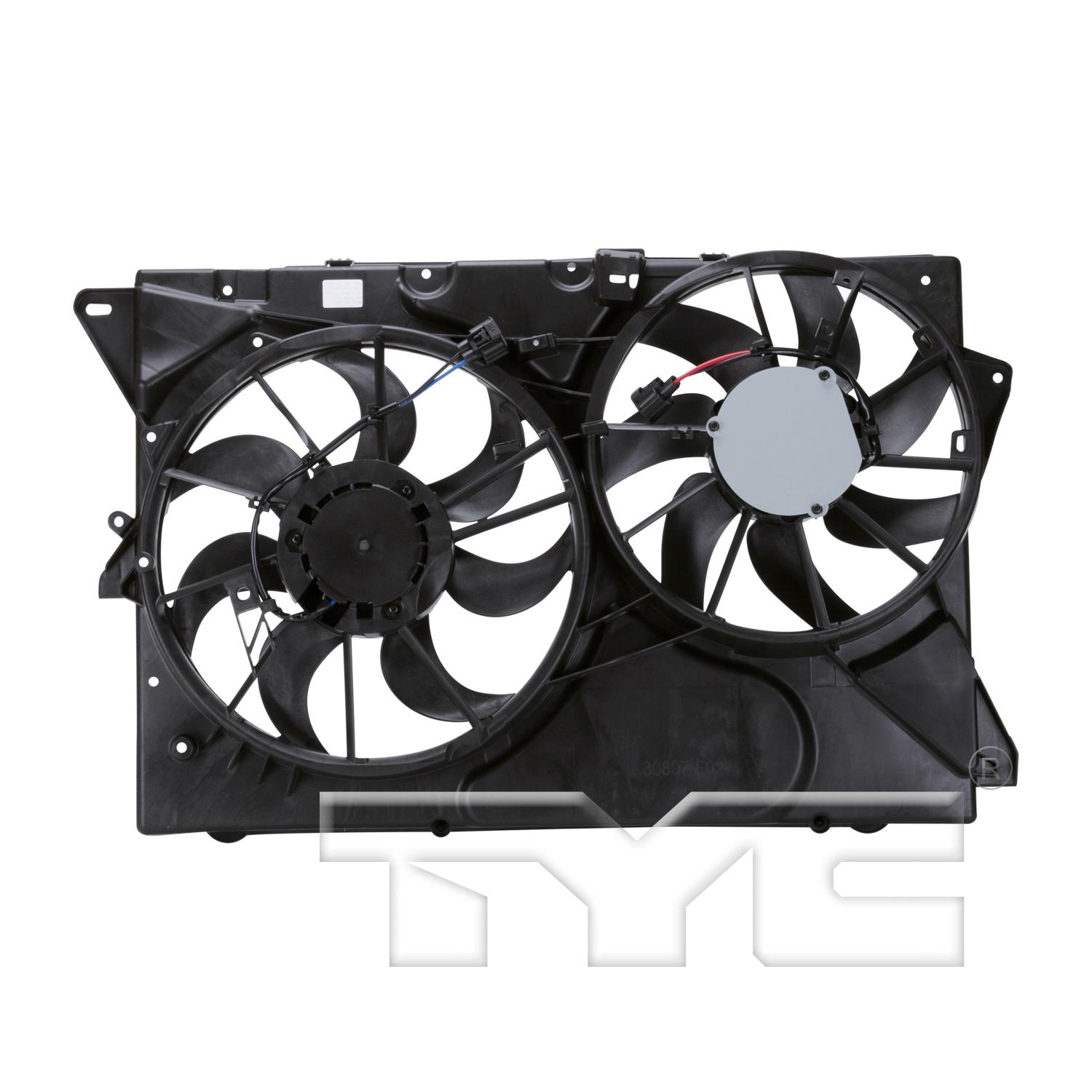 TYC 622780 - Dual Radiator and Condenser Fan Assembly TYC 622780 Dual Radiator and Condenser Fan Assembly product image 2 of 6