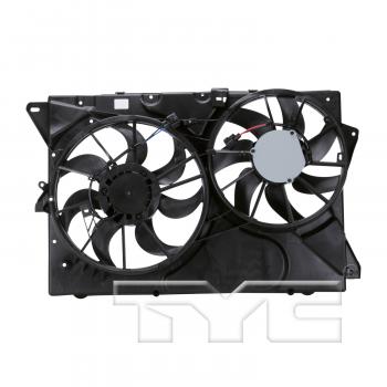 2010 Ford Flex Dual Radiator and Condenser Fan Assembly TYC 622780 image 2 of 4
