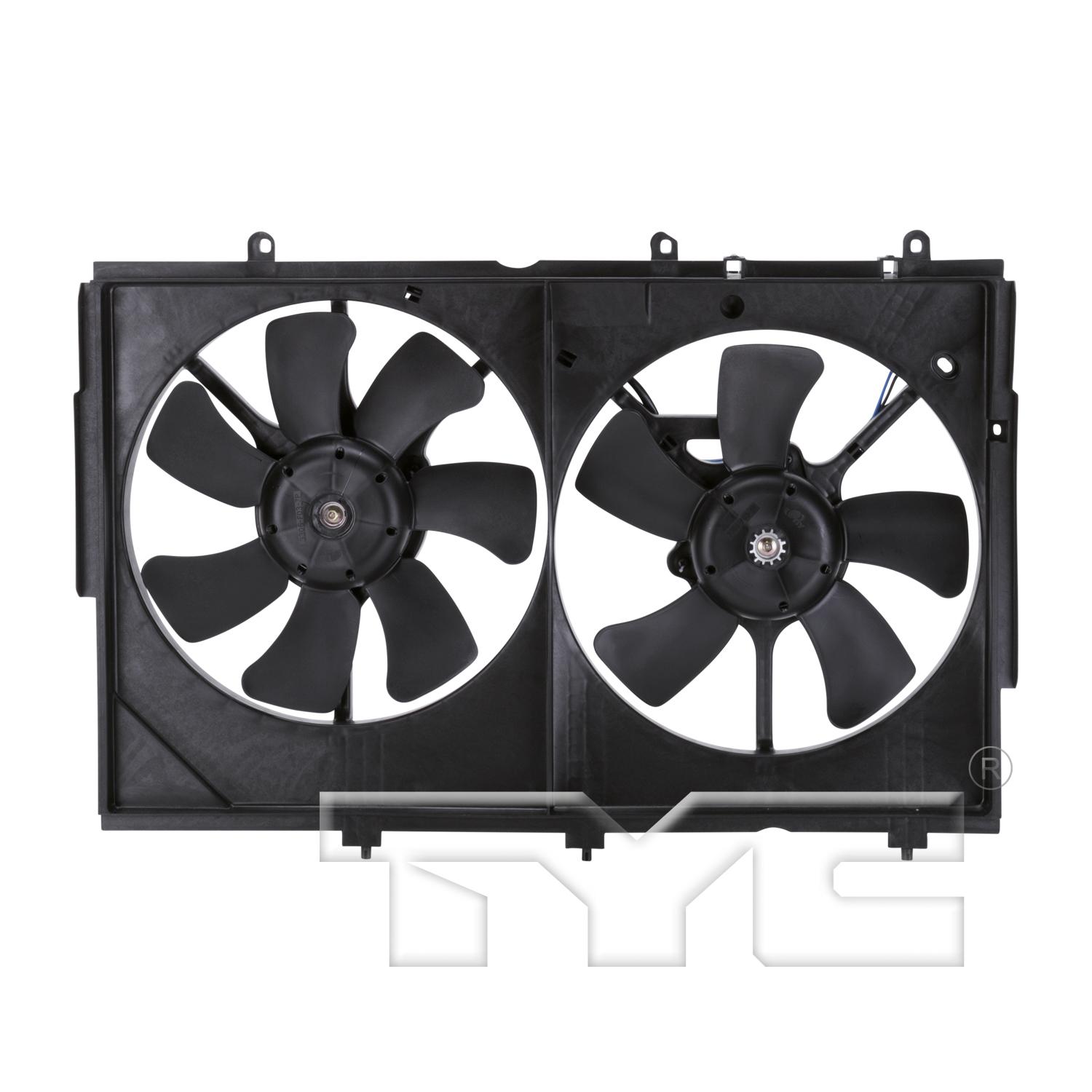 TYC 622810 - Dual Radiator and Condenser Fan Assembly TYC 622810 Dual Radiator and Condenser Fan Assembly product image 1 of 4
