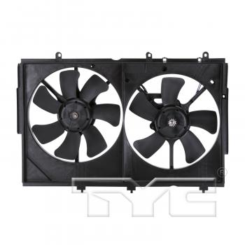 2004 Mitsubishi Outlander Dual Radiator and Condenser Fan Assembly TYC 622810 image 1 of 4