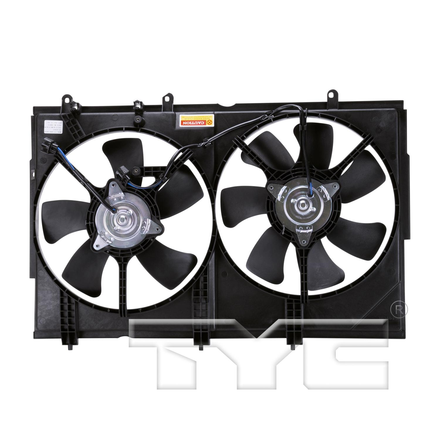 TYC 622810 - Dual Radiator and Condenser Fan Assembly TYC 622810 Dual Radiator and Condenser Fan Assembly product image 2 of 4