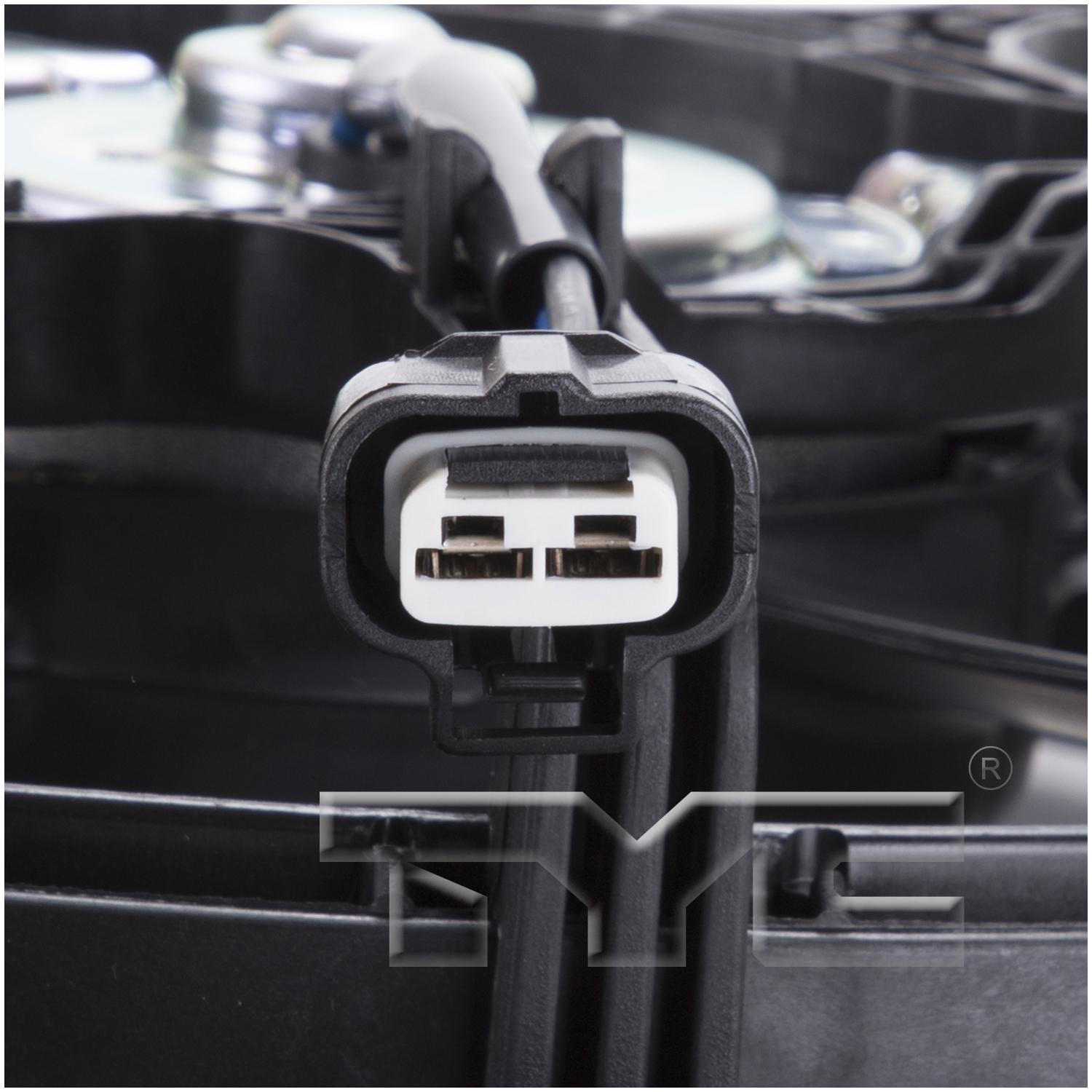 TYC 622810 - Dual Radiator and Condenser Fan Assembly TYC 622810 Dual Radiator and Condenser Fan Assembly product image 3 of 4