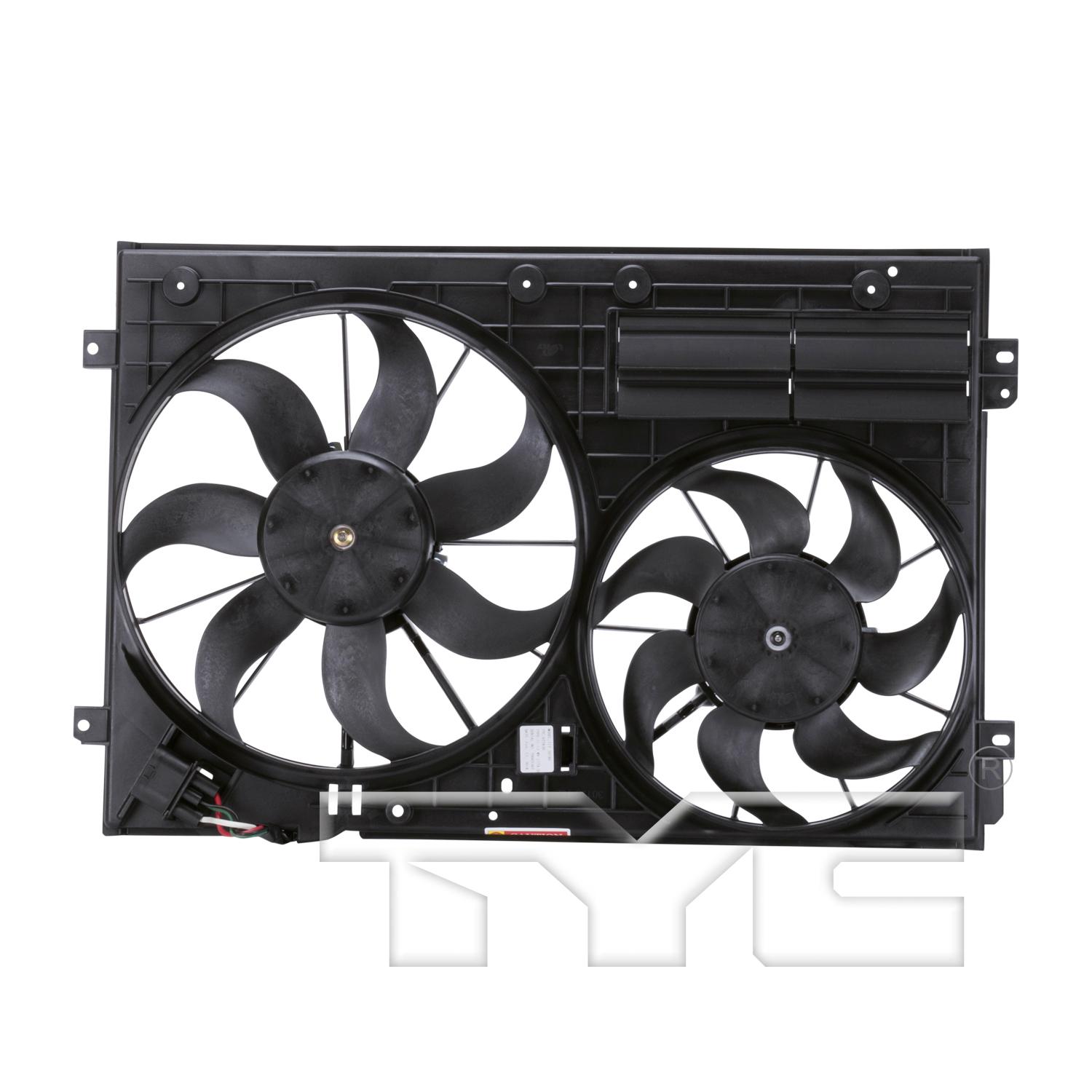 TYC 622830 - Dual Radiator and Condenser Fan Assembly TYC 622830 Dual Radiator and Condenser Fan Assembly product image 2 of 4