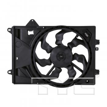 2012 Chevrolet Sonic Dual Radiator and Condenser Fan Assembly TYC 622840 image 1 of 3