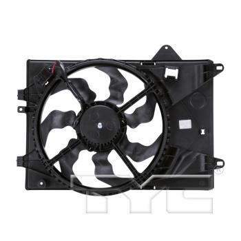 2012 Chevrolet Sonic Dual Radiator and Condenser Fan Assembly TYC 622840 image 2 of 3