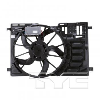 2014 Ford Escape Dual Radiator and Condenser Fan Assembly TYC 622870 image 2 of 4