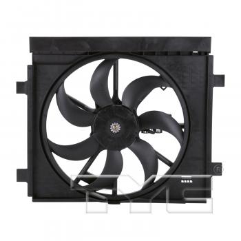 2013 Nissan Sentra Dual Radiator and Condenser Fan Assembly TYC 622880 image 1 of 4