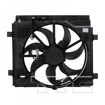 2013 Nissan Sentra Dual Radiator and Condenser Fan Assembly TYC 622880 image 2 of 4