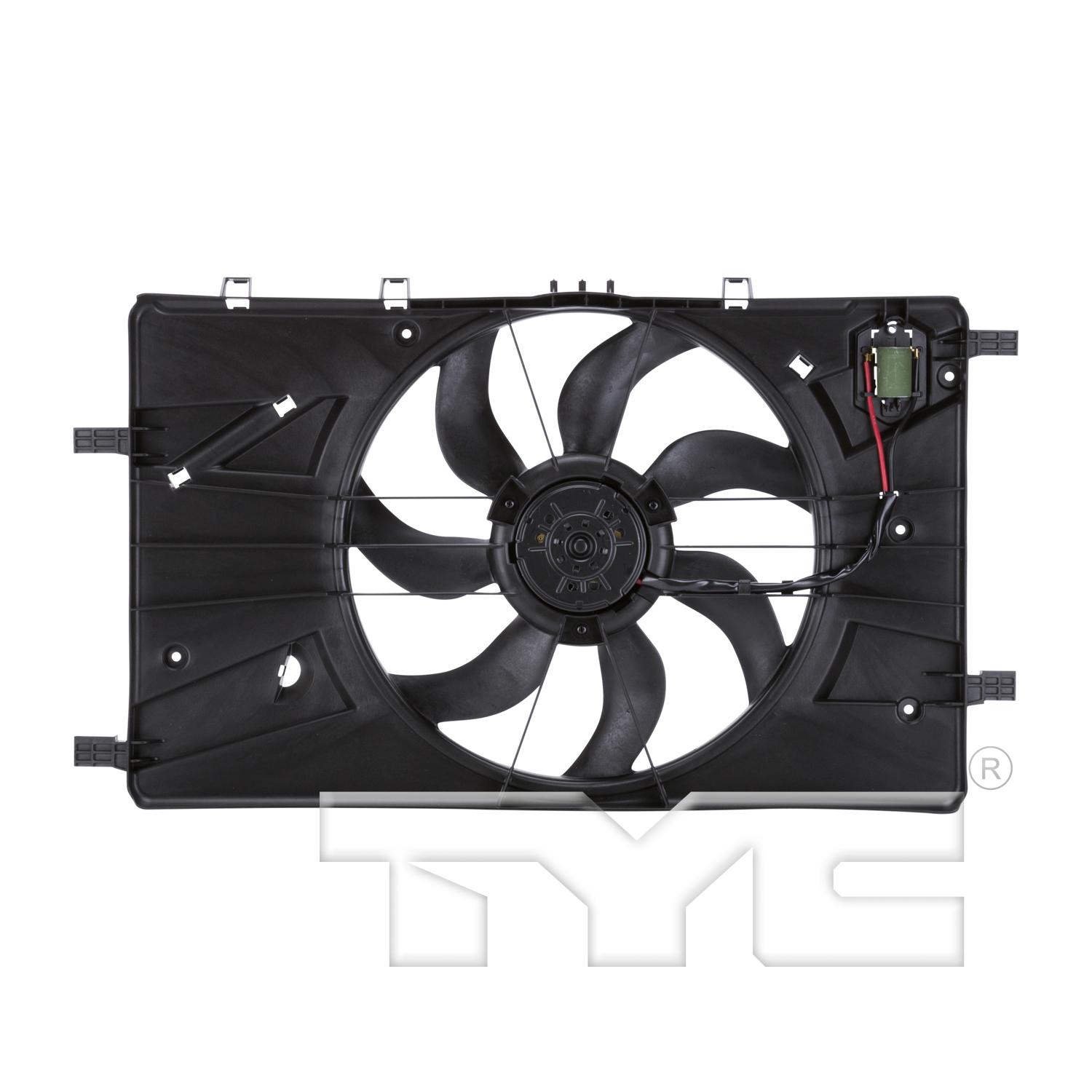 TYC 622890 - Dual Radiator and Condenser Fan Assembly TYC 622890 Dual Radiator and Condenser Fan Assembly product image 1 of 4