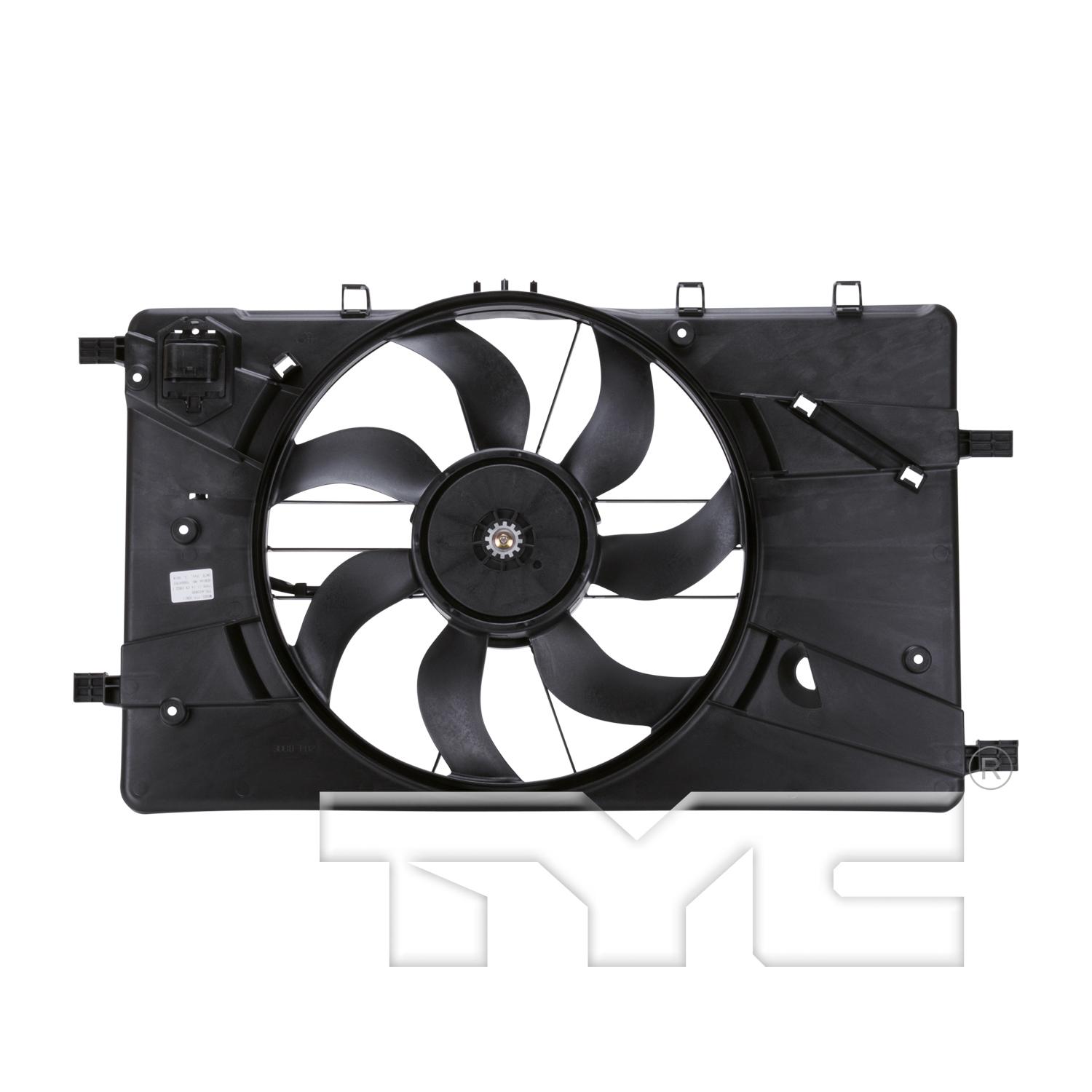 TYC 622890 - Dual Radiator and Condenser Fan Assembly TYC 622890 Dual Radiator and Condenser Fan Assembly product image 2 of 4