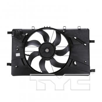 2012 Buick Verano Dual Radiator and Condenser Fan Assembly TYC 622890 image 2 of 4