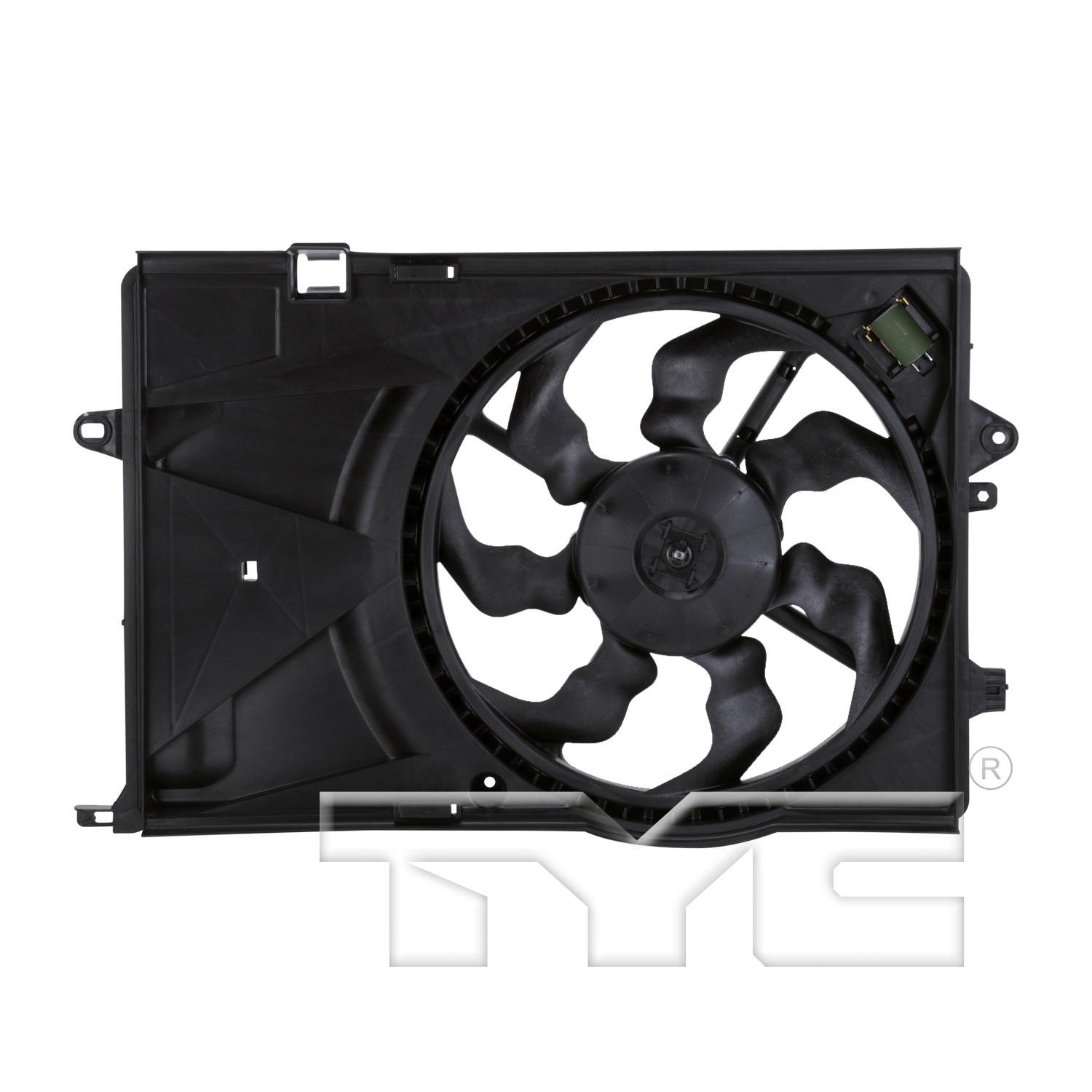 TYC 622900 - Dual Radiator and Condenser Fan Assembly TYC 622900 Dual Radiator and Condenser Fan Assembly product image 1 of 3