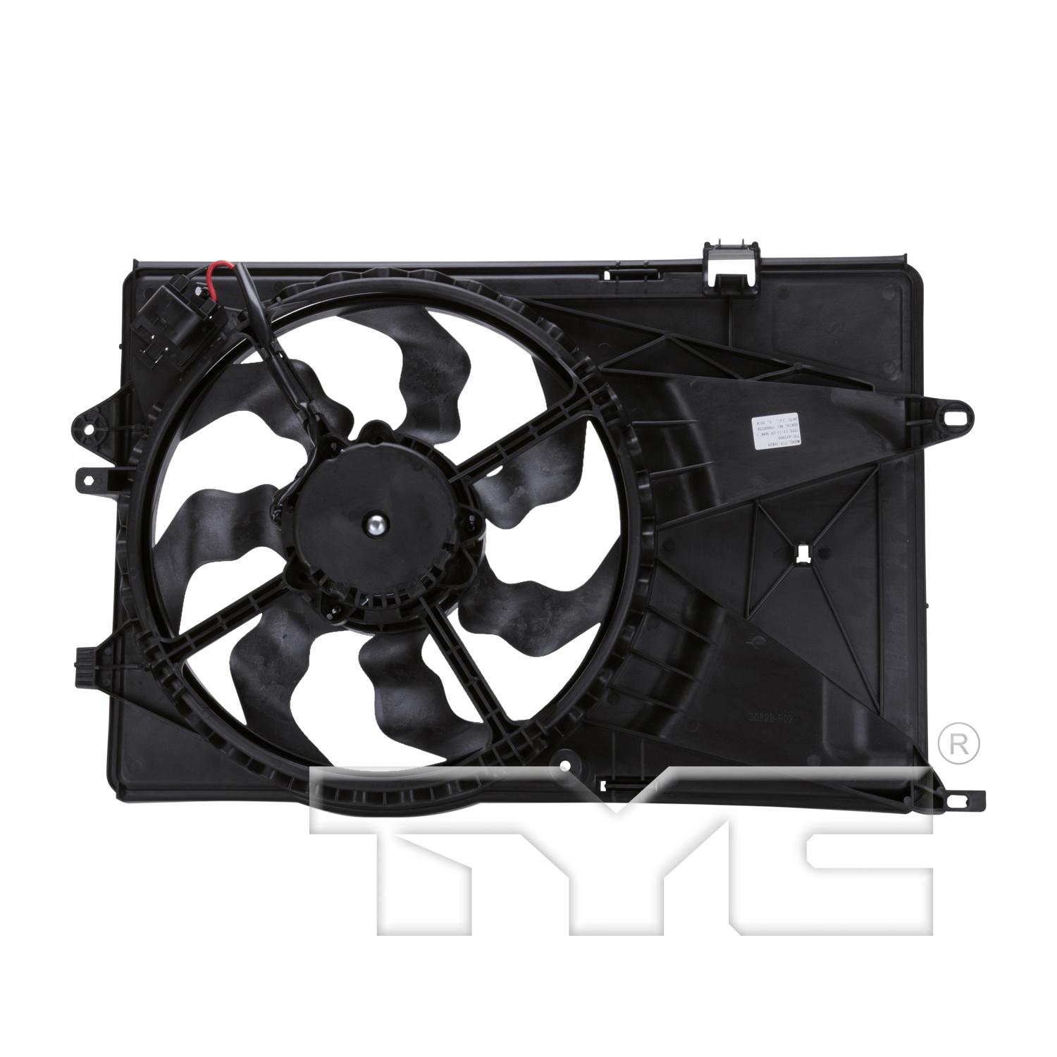 TYC 622900 - Dual Radiator and Condenser Fan Assembly TYC 622900 Dual Radiator and Condenser Fan Assembly product image 2 of 3