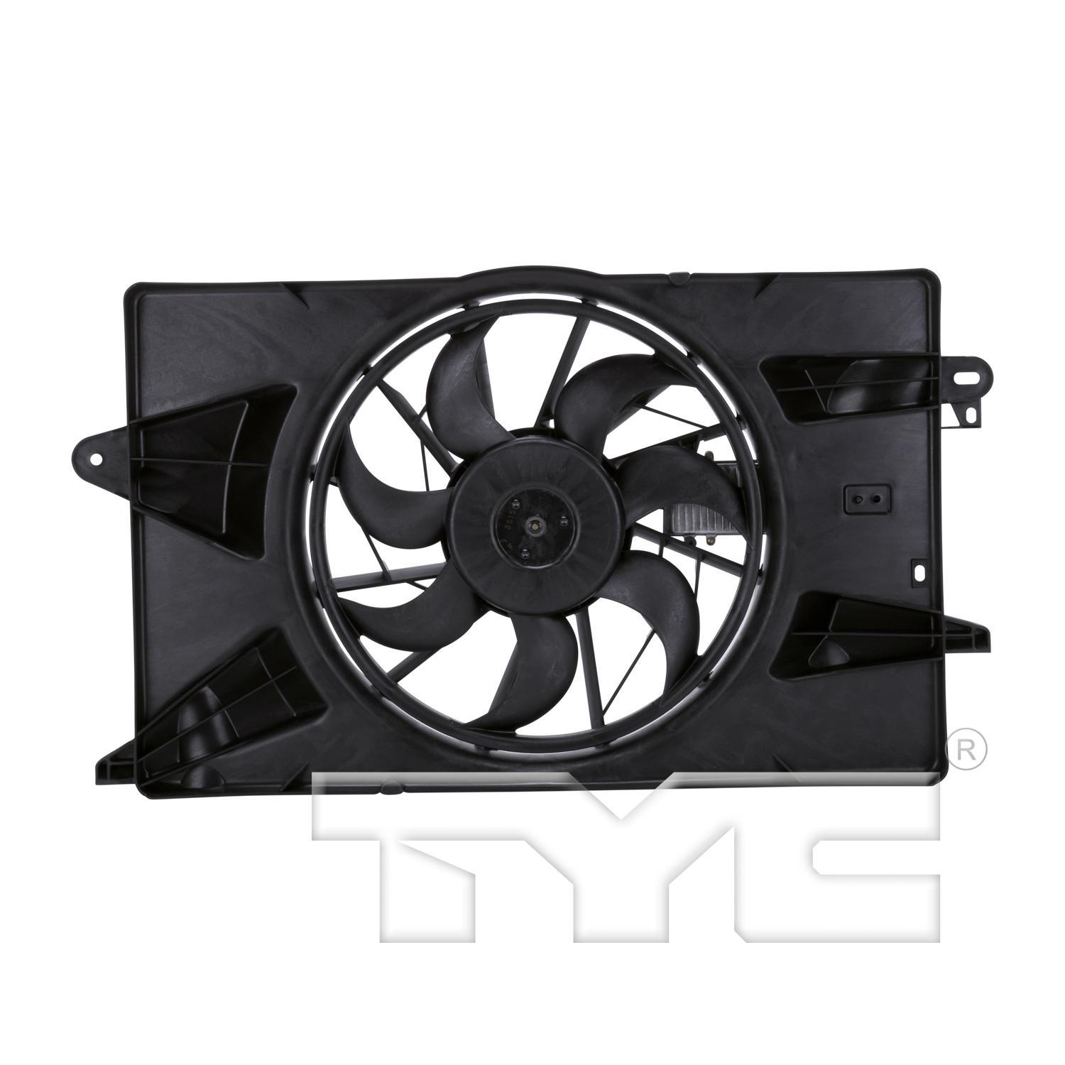 TYC 622920 - Dual Radiator and Condenser Fan Assembly TYC 622920 Dual Radiator and Condenser Fan Assembly product image 1 of 4