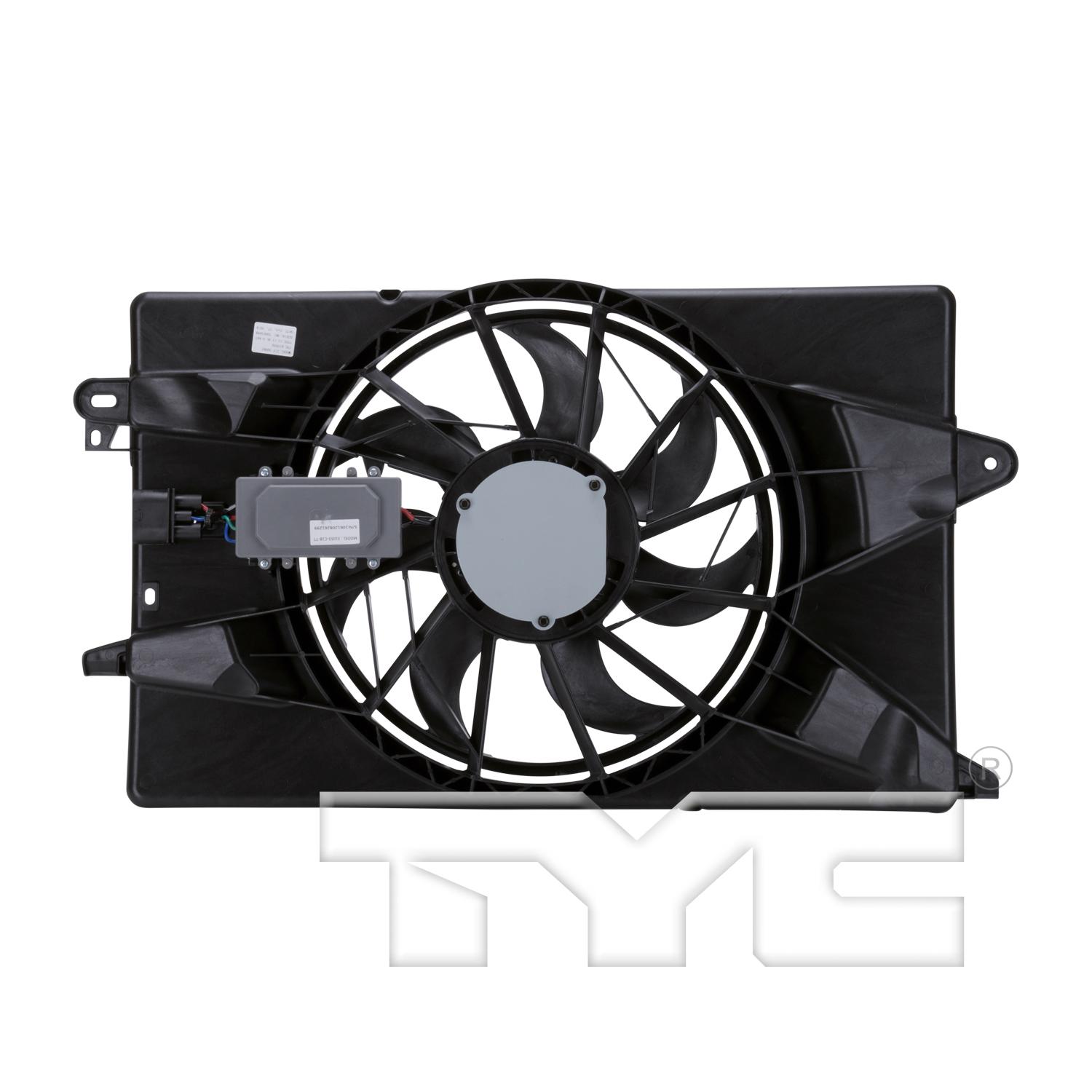TYC 622920 - Dual Radiator and Condenser Fan Assembly TYC 622920 Dual Radiator and Condenser Fan Assembly product image 2 of 4