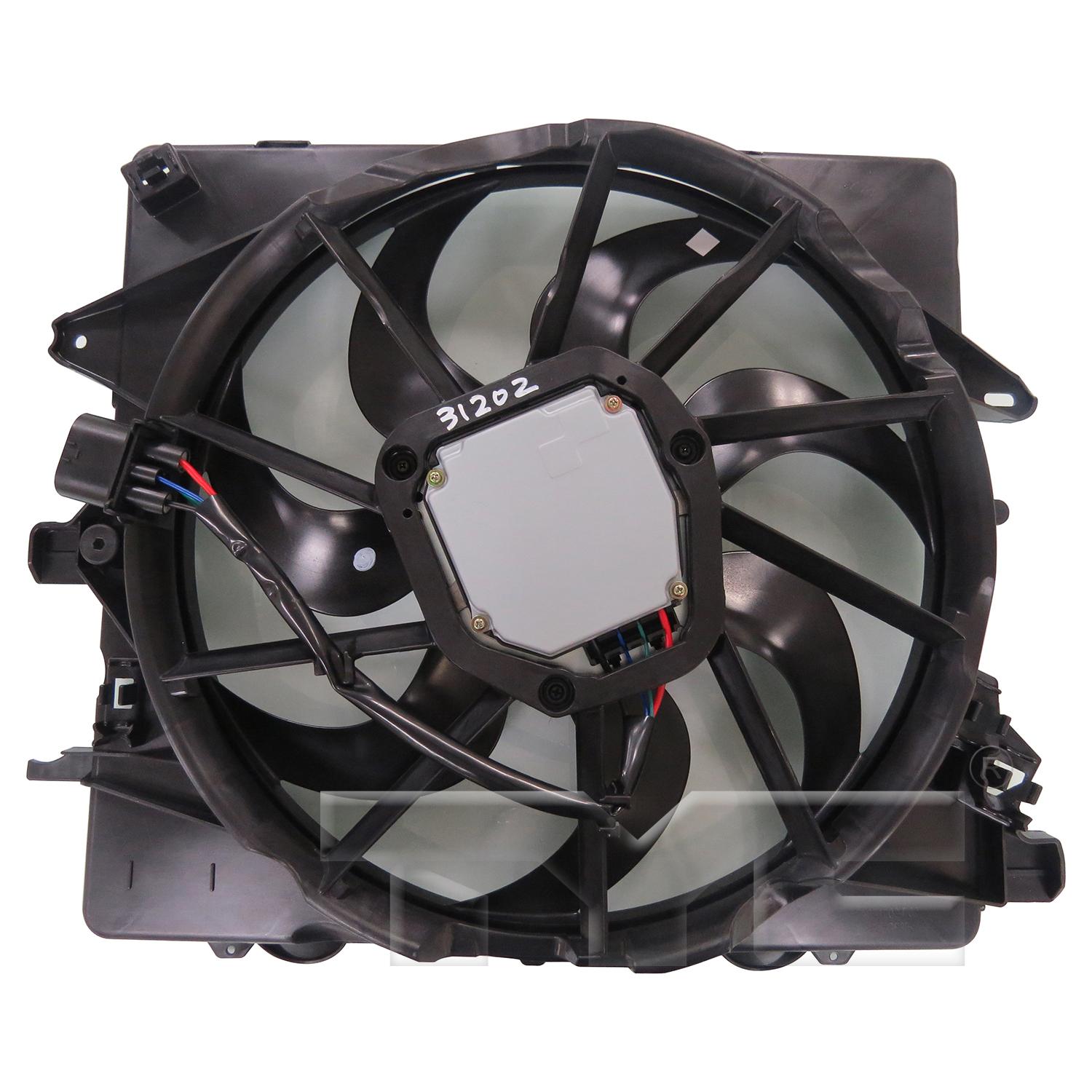 TYC 622930 - Dual Radiator and Condenser Fan Assembly TYC 622930 Dual Radiator and Condenser Fan Assembly product image 2 of 4