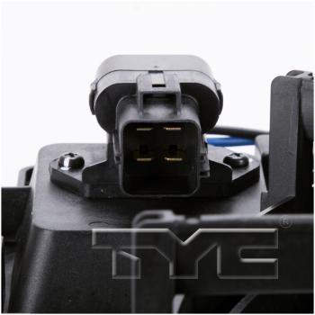 2014 Cadillac CTS Dual Radiator and Condenser Fan Assembly TYC 622930 image 3 of 4