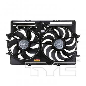 2017 Audi A6 Quattro Dual Radiator and Condenser Fan Assembly