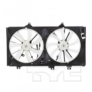 2015 Toyota Avalon Dual Radiator and Condenser Fan Assembly TYC 622950 image 1 of 4