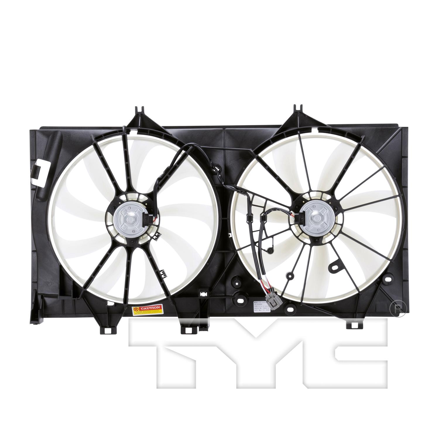 TYC 622950 - Dual Radiator and Condenser Fan Assembly TYC 622950 Dual Radiator and Condenser Fan Assembly product image 2 of 4