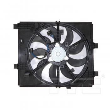 2016 Nissan Juke Dual Radiator and Condenser Fan Assembly TYC 622960 image 2 of 3