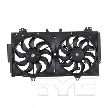 2013 Mazda 6 Dual Radiator and Condenser Fan Assembly TYC 622970 image 1 of 4