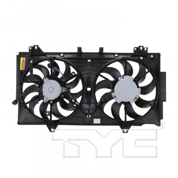 2013 Mazda 6 Dual Radiator and Condenser Fan Assembly TYC 622970 image 2 of 4