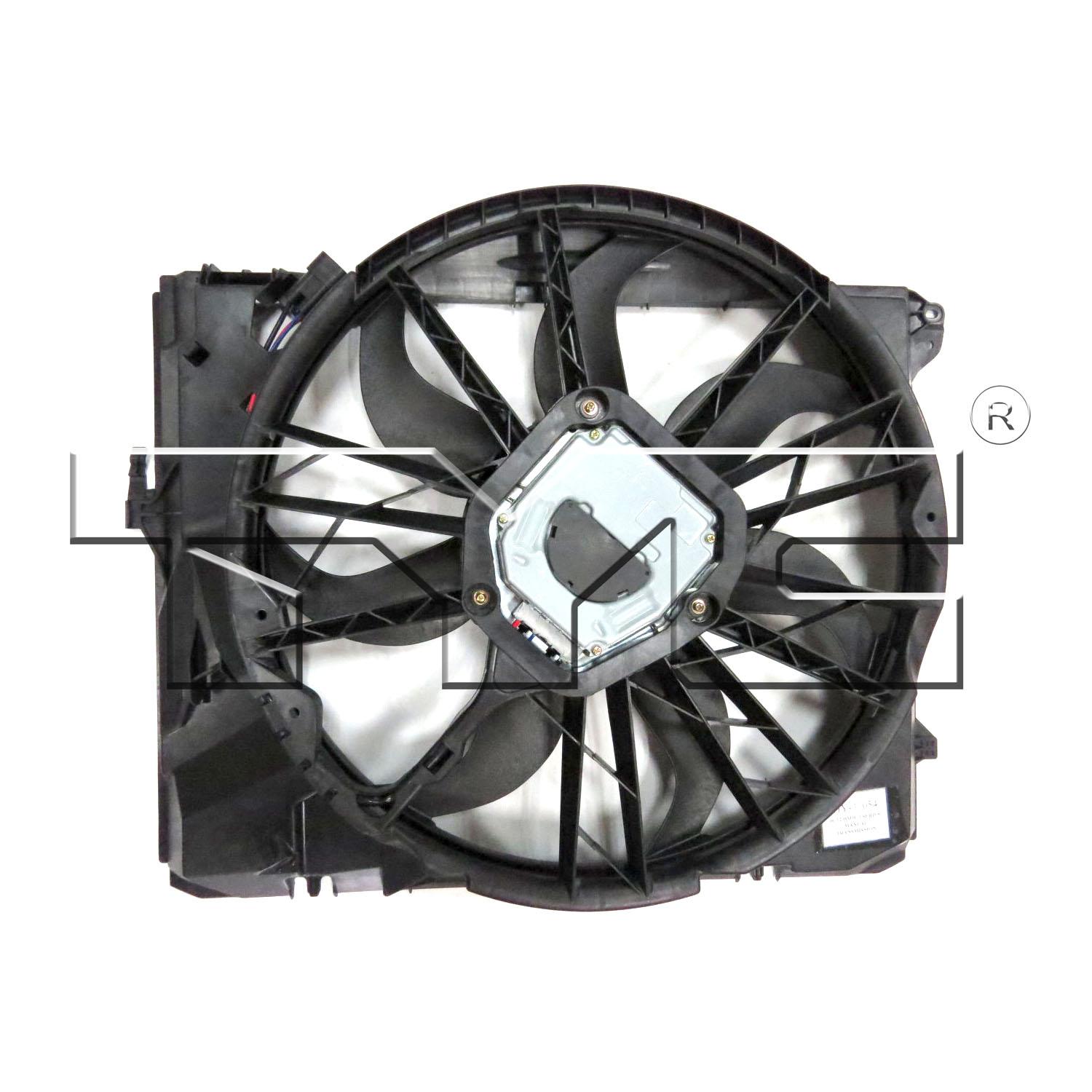 TYC 622980 Dual Radiator and Condenser Fan Assembly product image 1 of 3