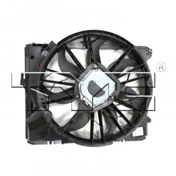 2011 BMW Z4 Dual Radiator and Condenser Fan Assembly TYC 622980 image 1 of 3