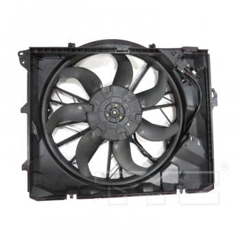 2007 BMW 330i Dual Radiator and Condenser Fan Assembly TYC 622990 image 1 of 3