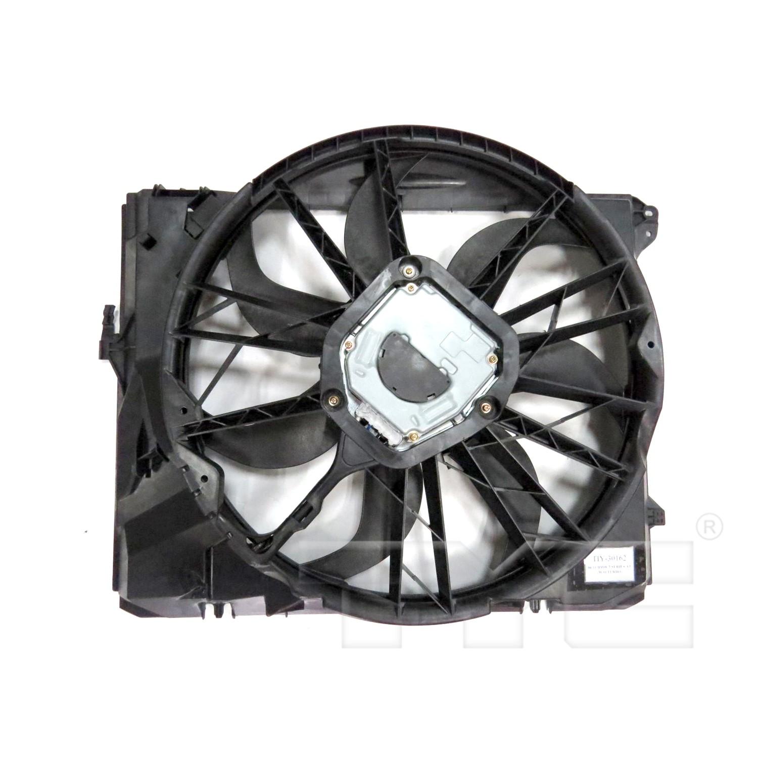 TYC 622990 Dual Radiator and Condenser Fan Assembly product image 2 of 3