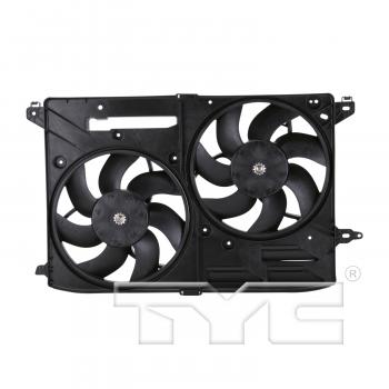 2013 Ford Fusion Dual Radiator and Condenser Fan Assembly TYC 623000 image 1 of 4