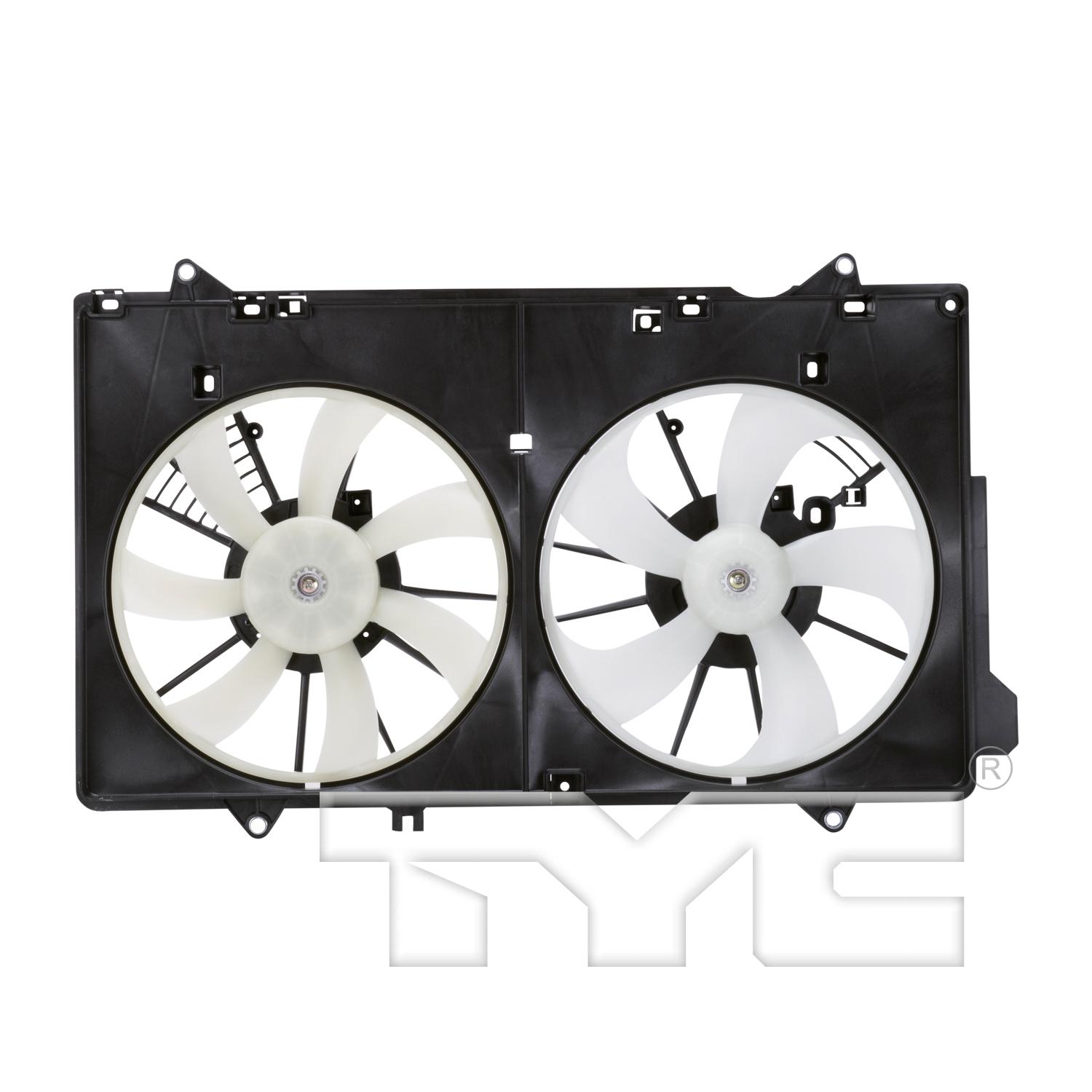TYC 623010 - Dual Radiator and Condenser Fan Assembly TYC 623010 Dual Radiator and Condenser Fan Assembly product image 1 of 6