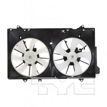2015 Mazda CX-5 Dual Radiator and Condenser Fan Assembly
