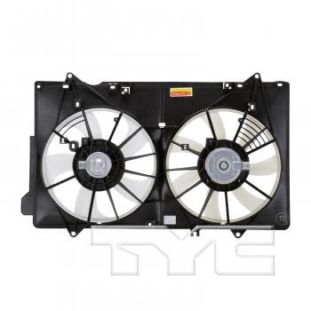 2015 Mazda CX-5 Dual Radiator and Condenser Fan Assembly TYC 623010 image 2 of 4
