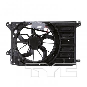 2015 Ford Fusion Dual Radiator and Condenser Fan Assembly TYC 623020 image 2 of 4