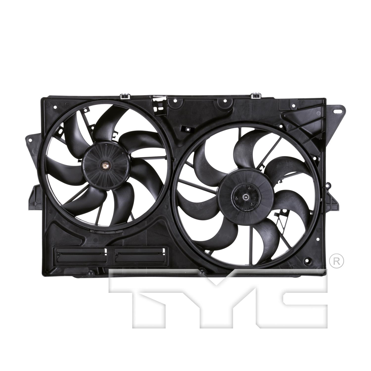 TYC 623040 - Dual Radiator and Condenser Fan Assembly TYC 623040 Dual Radiator and Condenser Fan Assembly product image 1 of 4