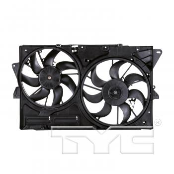 2015 Ford Taurus Dual Radiator and Condenser Fan Assembly TYC 623040 image 1 of 4