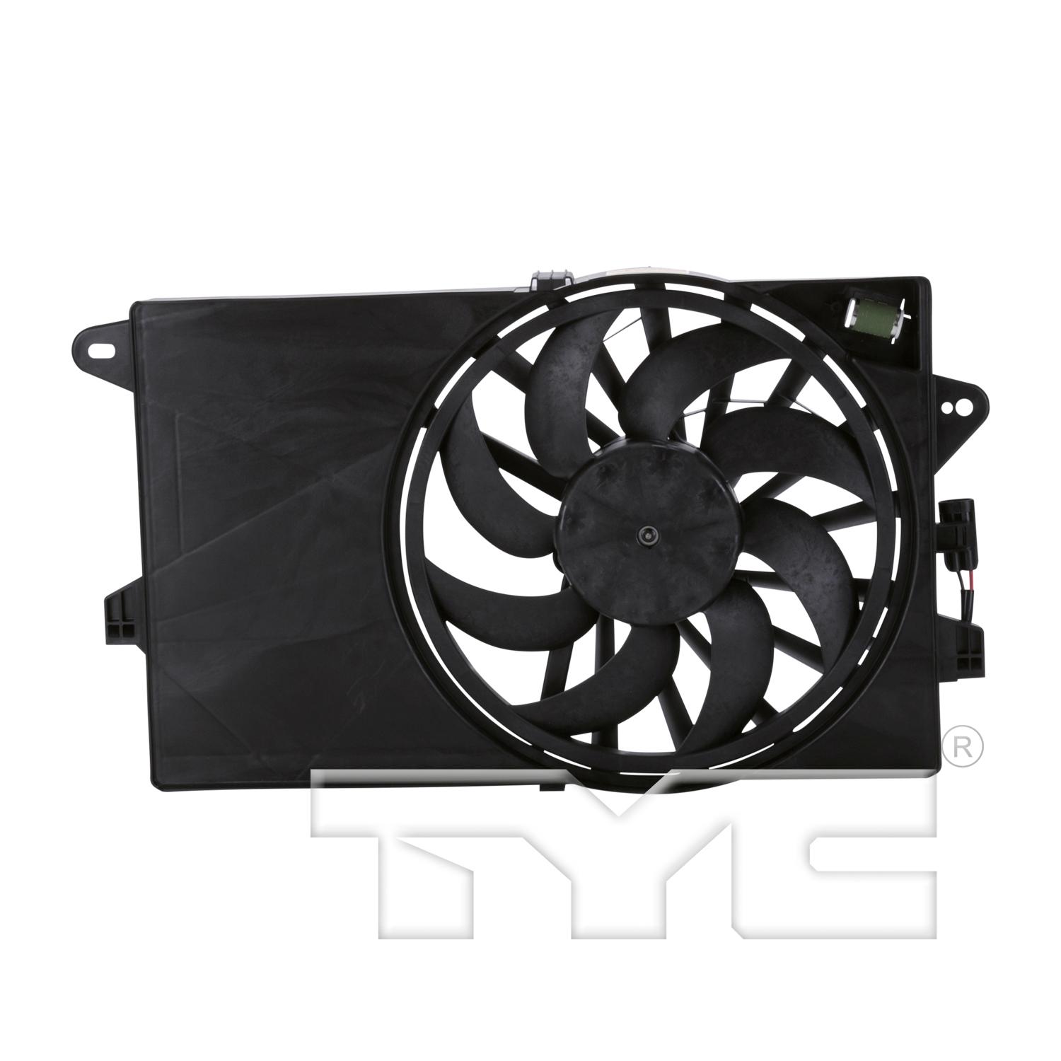TYC 623050 - Dual Radiator and Condenser Fan Assembly TYC 623050 Dual Radiator and Condenser Fan Assembly product image 1 of 6