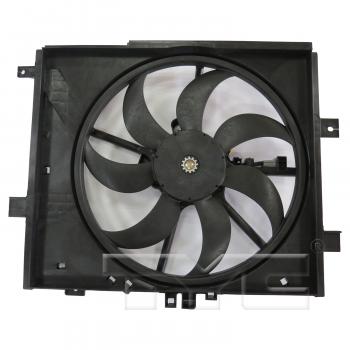2016 Nissan Versa Note Dual Radiator and Condenser Fan Assembly TYC 623090 image 1 of 3