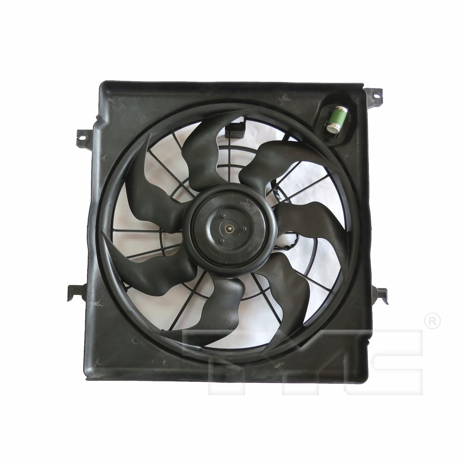 TYC 623110 - Dual Radiator and Condenser Fan Assembly TYC 623110 Dual Radiator and Condenser Fan Assembly product image 1 of 3