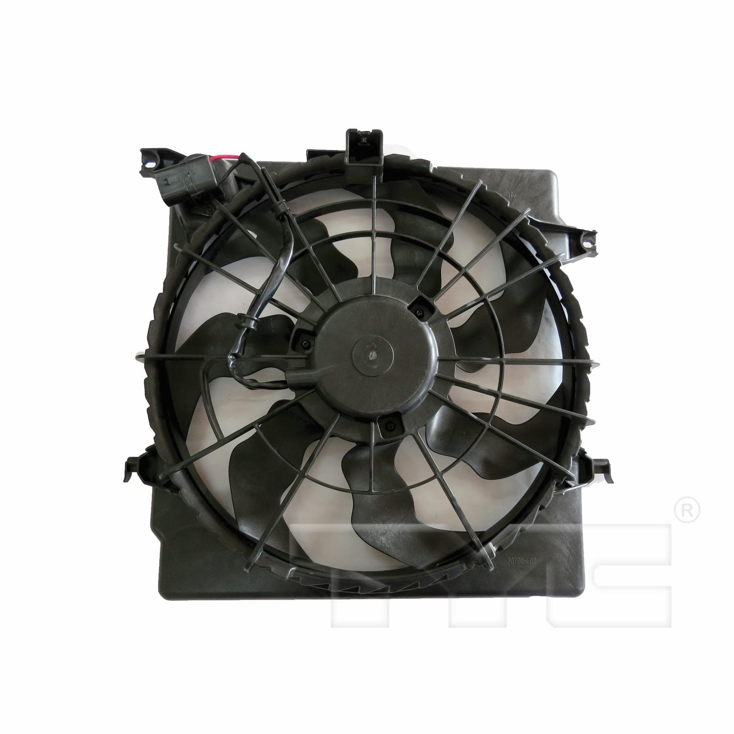 TYC 623110 - Dual Radiator and Condenser Fan Assembly TYC 623110 Dual Radiator and Condenser Fan Assembly product image 2 of 3