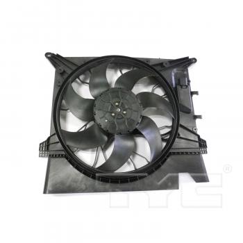 2011 Volvo XC90 Dual Radiator and Condenser Fan Assembly TYC 623120 image 1 of 3