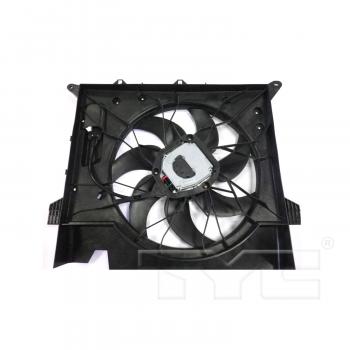 2011 Volvo XC90 Dual Radiator and Condenser Fan Assembly TYC 623120 image 2 of 3