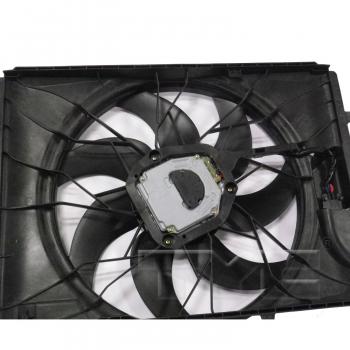 2017 Mercedes-Benz CLS400 Dual Radiator and Condenser Fan Assembly TYC 623130 image 2 of 4