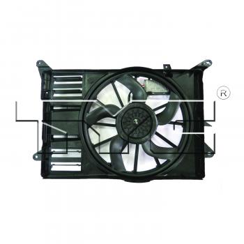 2014 Ford Edge Dual Radiator and Condenser Fan Assembly TYC 623140 image 1 of 4